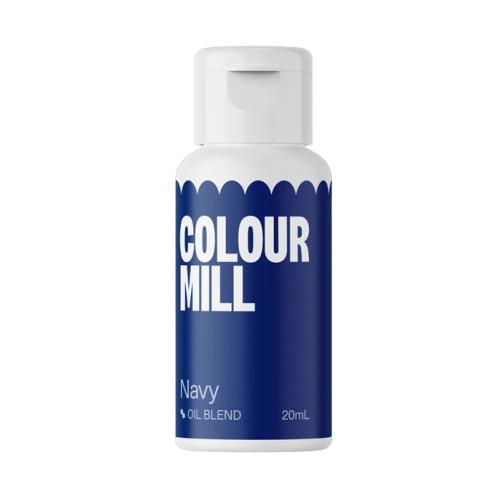 BARWNIK OLEJOWY DO MAS TŁUSTYCH KREMÓW CZEKOLADY GRANATOWY colour mill 20ml